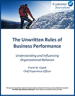 Customer Innovations: Unwritten Rules of Business Performance
