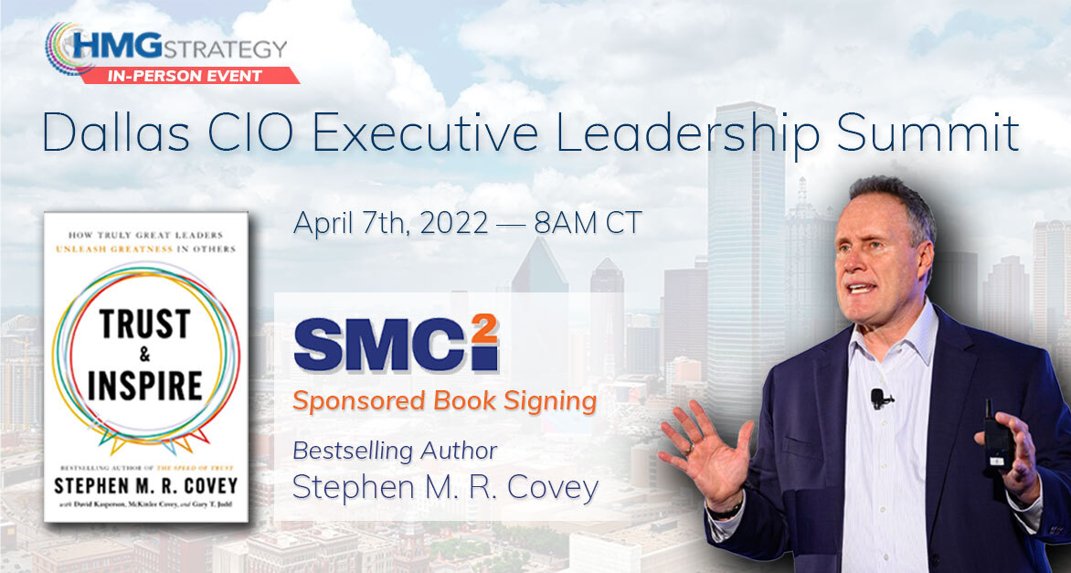 Join Stephen M.R. Covey at Our In-Person Executive-Level Thought Leadership and Professional Networking Summits This Week