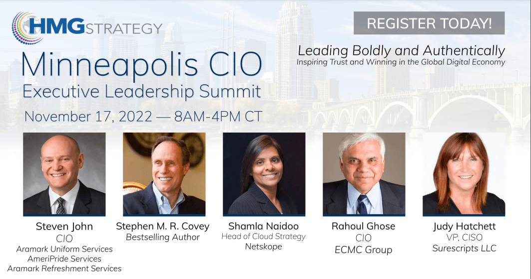 A Dynamic Month of High-Energy CIO Leadership Summits Focused on Leading, Inventing and Winning in the Modern Global Economy