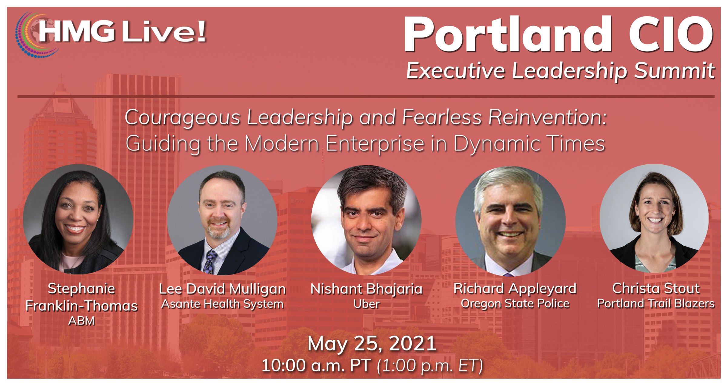 CIO Leadership: Driving Innovation Through the Lens of Female Technology Executives Will Drive the Discussion at the 2021 HMG Live! Portland CIO Executive Leadership Summit on May 25