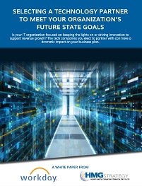 Selecting a Technology Partner to Meet Your Organization’s Future State Goals