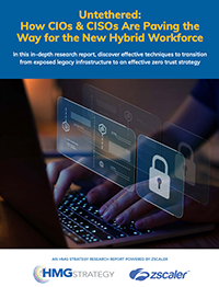 Untethered: How CIOs & CISOs are Paving the Way for the New Hybrid Workforce